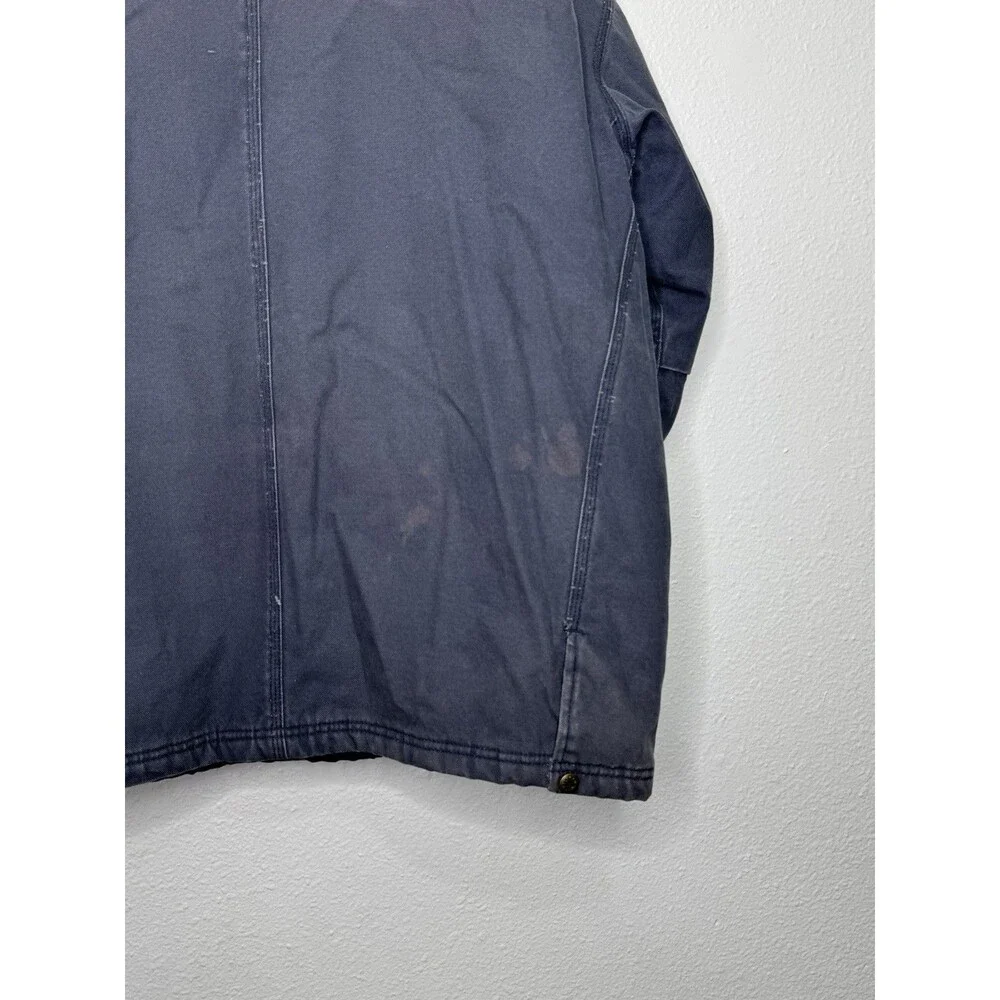 VTG Walls Blizzard Pruf Canvas Jacket Mens Large Chore Barn Work Distressed Coat - Picture 11 of 16